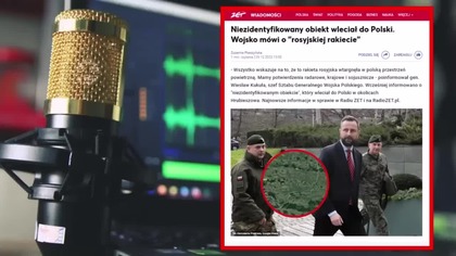Rakiety latają i spadają na Polskę (29.12.2023)