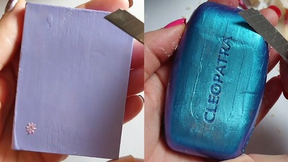 Soap Carving ASMR Relaxing Sounds no talking Satisfying ASMR Video