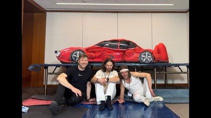 Marian Folga współtworzył pokaz iluzji na żywo