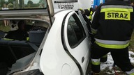 Pokaz ratownictwa drogowego OSP Markuszów - na dożynkach gminnych w Wólce Kątnej#2