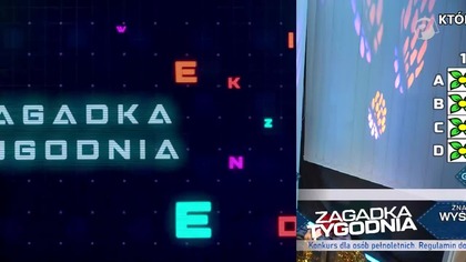 Polonia 1 - "Zagadka Tygodnia" (wersja 30 min.) (27. 01. 2026)