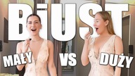 Mierzymy sukienki na mały vs duży biust! J kontra A