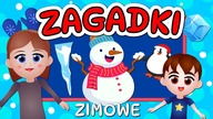  Kazio i ZIMOWE ZAGADKI dla dzieci - Zadania i łamigłówki - Bajka dla dzieci 