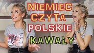 NIEMIEC CZYTA POLSKIE kawały o BLONDYNKACH  | moja REAKCJA