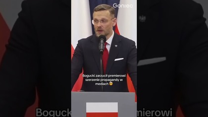 BOGUCKI NIE GRYZIE SIĘ W JĘZYK! ZARZUCIŁ PREMIEROWI SZERZENIE PROPAGANDY W MEDIACH