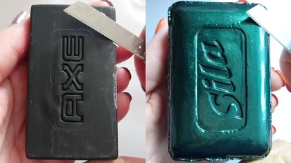 Soap Carving ASMR Relaxing Sounds no talking Satisfying ASMR Video