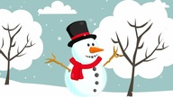Holiday Tractor dispatches presents | imaginary Story | Snowman for children | cartoon animation