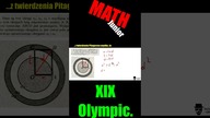XIX OLIMPIADA MATEMATYCZNA JUNIORÓW zadanie 5 (2023) GEOMETRIA #maths #cke #chemistry #chemia