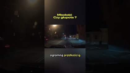  Ta prędkość może zabić! BMW nocą i zero rozsądku.  #BMW #wypadek #droga