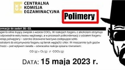 Zadanie 31 32 CKE 2023(2015) MAJ Fosgen to silnie trujący związek o wzorze COCl2..@DoTablicyCHEMIA