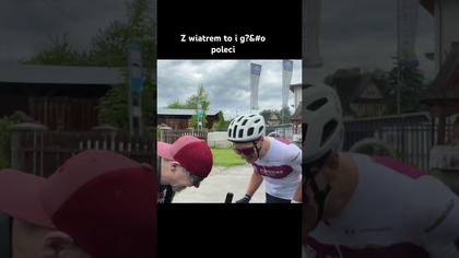 Z wiatrem w plecy to nawet g@#no poleci @turdetur #kolarstwo #cycling