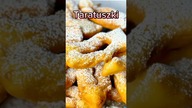 Taratuszki - pulchne faworki na kefirze #shorts #faworki #tłustyczwartek #pączki