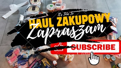 HAUL ZAKUPOWY I DUŻE ZAKUPY Z BIEDRONKI