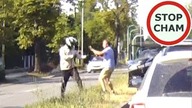 Pobicie kierowcy przez motocyklistę we Wrocławiu #1674 Wasze Filmy