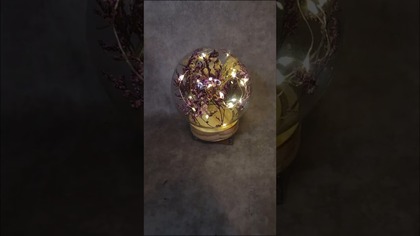 LAMPION KULA Z KWIATAMI z kanału @diy_art_ideas #shorts #diy