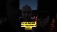 SIEKIERKI: ZAPALILIŚMY 2000 BIAŁO-CZERWONYCH ZNICZY  #gryfino #mieszkowice #shorts