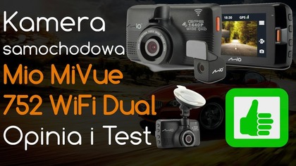Mio MiVue 752 WiFi Dual Kamera samochodowa - Opinia