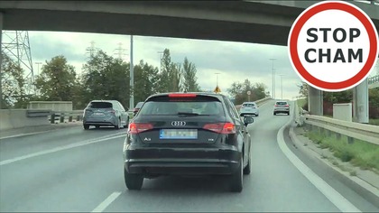 Kierowca Audi uczulony na Tesle na buspasie #2029 Wasze FIlmy