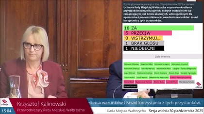 Wykluczenie transportowe Wałbrzycha - głosowanie radnych