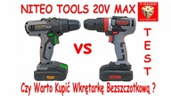 Wkrętarka Bezszczotkowa - Czy Warto ? TEST Wkrętarek Niteo Tools 20V MAX Brushless