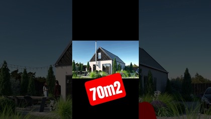 Dom bez pozwolenia 70m2 koszty budowy  #budowadomu #nieruchomosci