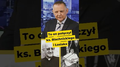 To on połączył ks.  Blachnickiego i Łosiaka #blachnicki #oaza #łosiak #banaś