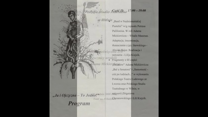 Bard w Nadniemeńskiej Pustelni [monodram]