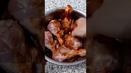 Pałki z kurczaka #shorts #smakowitedania #gotowanie #pyszne #przepis #jedzenie #cooking #kuchnia