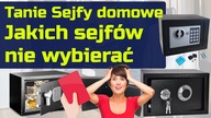 Tanie sejfy domowe  jakich sejfów nie wybierać