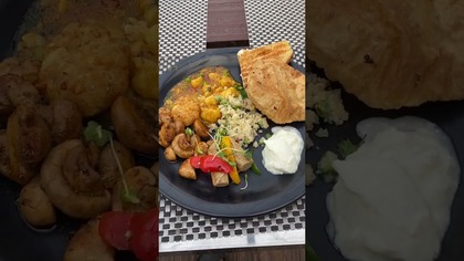 Śniadanie w Indiach