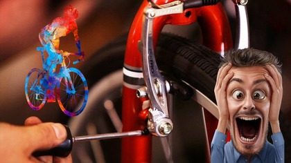 Jak ustawić hamulce rowerowe V-brake na krzywym kole