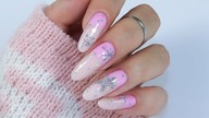 snowflakes nails art tutorial / AlleLac