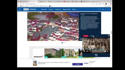 a za tym lasem jest miedza a za nią dopiero droga przy której stoją....