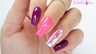 Flowers nails art tutorial / FunLac