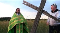 Po Hucie Mydzkiej pozostał tylko krzyż ( Гута Mидзька )