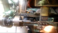 Wytaczanie pod łożysko old lathe machine