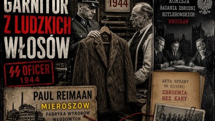 Garnitur z ludzkich włosów- Mieroszowski trop.