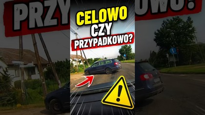 Przypadek czy próba wyłudzenia? Zobacz i oceń sam!  #shorts #kolizja #dashcam #polskiedrogi #crash