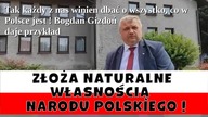 Tak każdy powinien dbać o swoje, o wszystko, co w Polsce jest ! Bogdan Gizdoń daje przykład i ocenia