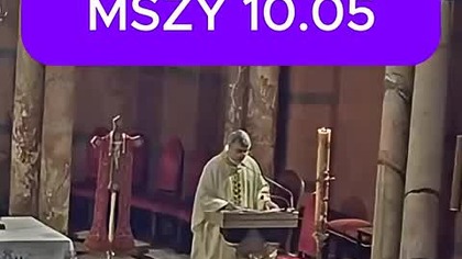 KS.  PRUSAK - ZAKOŃCZENIE 10. 05 #msza #homilia