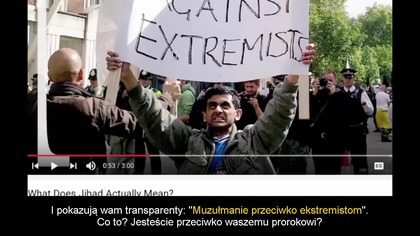 2-2 Lewaczka (lub nowoczesna muzułmanka) kłamie odnośnie islamskiego dżihadu