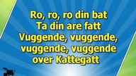Barn karaoke Ro, ro, ro din bat den melodiske linjen nokkel +3 raskt