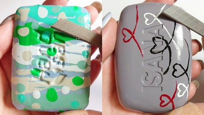 Soap Carving ASMR Relaxing Sounds no talking Satisfying ASMR Video