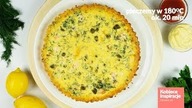 Tarta z łososiem w śmietanowym sosie