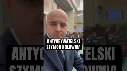 ANTYOBYWATELSKI SZYMON HOŁOWNIA