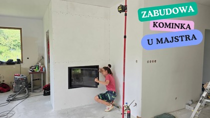 Robimy obudowę kominka z płyt krzemianowo wapniowych