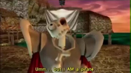 Pirate Captains strict rules: No peg leg, no pirate! Medievil Resurrection