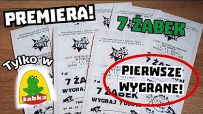 Ekspres Losy Lotto  Premiera! 7 losów ŻABKA!  Pierwsze wygrane!