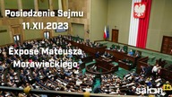 Posiedzenie Sejmu RP: Exposé Mateusza Morawieckiego i głosowanie nad
