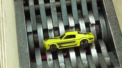 Hot Wheels Cars vs Shredder  Satisfying Destruction!